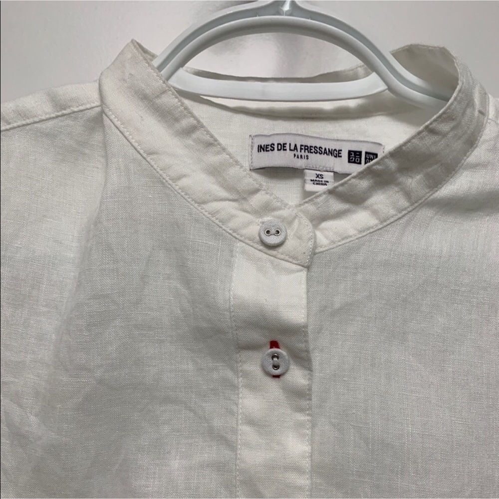 Ines de la Fressange X UNIQLO Collarless Tunic